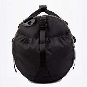 Sac de sport pliable de voyage, sac de sport de fitness, sac de voyage en nylon imperméable 48x26cm avec poche intérieure zippée et logo personnalisé - Product Image 4