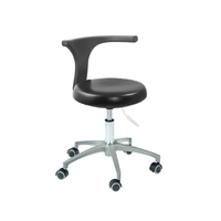 Chaise d'assistant dentaire à prix de gros, tabouret de dentiste à réglage manuel pour usage en clinique hospitalière