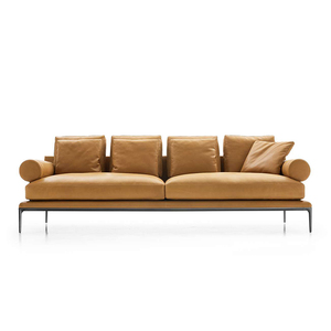 Bộ Sofa Phòng Khách Hiện Đại Bộ Sofa Lớn Bằng Da Thật - Product Image 1