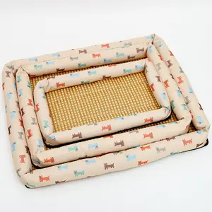 中国德米制造批发夏季舒适狗垫可拆卸冷却床垫宠物狗猫床