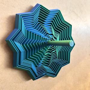 Jincaai Estrella Espiral Expandible de Plástico Impresa en 3D, Juguete Sensorial Antiestrés, para Niños de 5 a 7 Años y Adultos con TDAH - Product Image 4