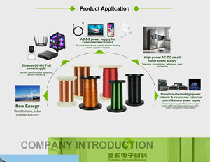 SHINGSHUN púrpura de alta calidad CE para cobre esmaltado de 0,04-0,20mm/aluminio revestido de alambre de cobre para aplicaciones eléctricas - Product Image 4