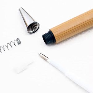 Hot-selling Ecofriendly Bamboo Metal Ballpoint <b>Pen</b> with logo Luxury Rollerball <b>Pen</b> Custom <b>Pen</b> Suitable for Corporate Advertising - Product Image 4