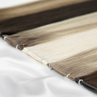 Cheveux russes Remy pour extensions de cheveux humains teints doublement étirés de 20g