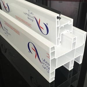 Perfil rodante de pantalla de ventana de alta resistencia, perfil de vidrio, <span class=keywords><strong>pvc</strong></span>, 80mm, ventana transparente - Product Image 1