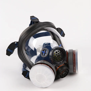 Set Respirator masker <span class=keywords><strong>Gas</strong></span> tugas berat, untuk konstruksi, mengecat, dan perlindungan wajah las - Product Image 6