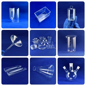 Matériel de laboratoire en silice fondue de haute pureté sur mesure |   Équipement en verre de quartz résistant à la chaleur HaiChuan JGS2 400 Mesh en forme de coupelle pour la <span class=keywords><strong>chimie</strong></span> - Product Image 6