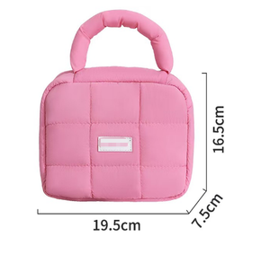 Sac <span class=keywords><strong>de</strong></span> maquillage mignon <span class=keywords><strong>de</strong></span> haute qualité sac cosmétique matelassé pochette <span class=keywords><strong>de</strong></span> maquillage pour sac à main <span class=keywords><strong>trousse</strong></span> <span class=keywords><strong>de</strong></span> <span class=keywords><strong>toilette</strong></span> pochette à fermeture éclair pochettes <span class=keywords><strong>de</strong></span> rangement pour l'organisation - Product Image 4