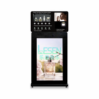 Máquina expendedora automática de perfumes de lujo, inteligente, vertical, para negocios, con pulverizador de fragancias.