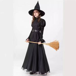 Disfraz de Bruja Negra para Mujer, Conjunto de Disfraces de Halloween para Fiesta de Club Femenino, Cosplay - Product Image 2
