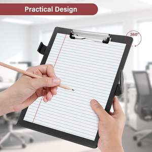 JTTJDB Portadocumenti Professionale Multifunzione in Ecopelle con Clipboard per Biglietti da Visita, Documenti Legali e Curriculum - Product Image 6