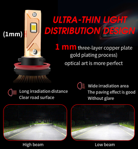 Valesun High Lumen R8 мини светодиодные фары лампы 21000 лм 100 Вт для R8 мини фары Светодиодные Автомобильные светодиодные фары H4 светодиодные фары - Product Image 6
