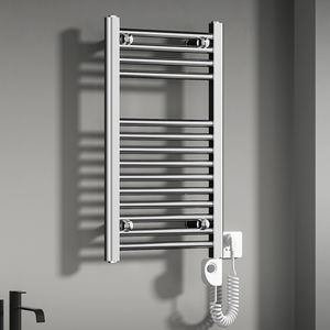 Sèche-serviettes électrique en acier à faible teneur en carbone chromé avec barre chauffante - Product Image 2