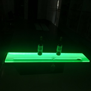 Kệ Chai Rượu <span class=keywords><strong>Acrylic</strong></span> Tùy Chỉnh Với Giá Đỡ Thân Cây, Đèn LED Điều Khiển Nhạc Ứng Dụng Di Động Để Trưng Bày Chai Rượu - Product Image 3