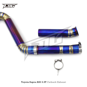 Hiệu suất OEM 3inch Titan catback hệ thống ống xả cho TOYOTA SUPRA A90 A91 MK5 B58 3.0T 2020 2023 xe ống xả muffler - Product Image 4