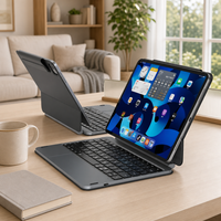 Étui clavier magique sans fil personnalisé OEM pour iPad Air 10,9 pouces 5e et 4e génération & Air 11 pouces M2 M3 M4 MK032
