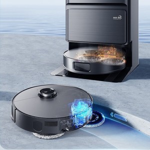 Robot Aspirador Midea V12 Pro con Descarga Automática de Suciedad, Tecnología de Visión LDS para Limpieza del Hogar - Product Image 1