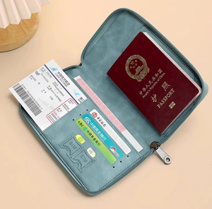 Xinrunjin Coffret cadeau d'affaires personnalisé Couverture en PU Passeport Portefeuille Carte Poche Protection RFID pour les festivals d'entreprise Logo - Product Image 4