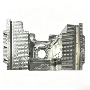 Componentes de Base para Equipos de Potencia Fabricados por CNC, Carcasa de Disipador de Calor de Aluminio No Estándar Personalizada de Fábrica - Product Image 1