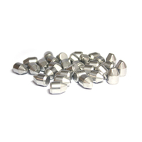 Boutons en carbure de tungstène poli sur mesure de haute qualité OEM pour outils de forage pétrolier et minier, gris argenté, cylindriques, 100 %