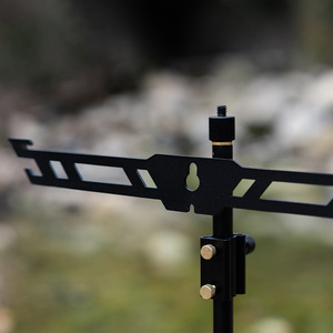 Estante de almacenamiento de escritorio para acampar al aire libre, de aleación de aluminio, plegable, tipo soporte, para organización y almacenamiento en exteriores. - Product Image 2