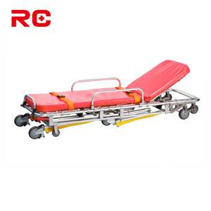 Gran oferta, cojín de espuma de aleación de aluminio duradero, equipo de ambulancia, camilla de cama con ruedas a la venta - Product Image 2