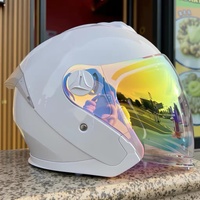 Casque demi-face moins cher en ABS, personnalisé, homologué DOT pour moto