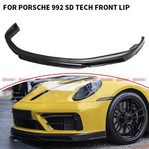 Diffusore Anteriore in Fibra di Carbonio Stile Te-chart di Qualità Superiore per Porsche <span class=keywords><strong>911</strong></span> 992 SD - Product Image 5