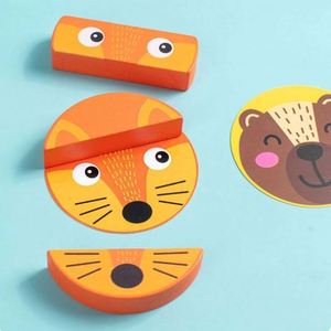 Juego Familiar para Estimular la Capacidad de Pensamiento de los Niños Pequeños, Bloques de Madera de Colores en Forma Redonda, Juegos de Apilamiento para Niños - Product Image 2