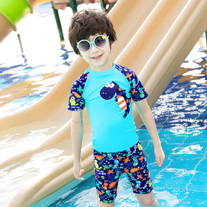 Wholesale New Children's Swimwear Big Boys' Cute Swim Trunk Cartoon Swimsuit Breathable UPF50+ with Drawstring Swim Equipment