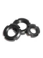 Écrou de blocage radial de haute précision de type F en acier pour roulement, anti-desserrage, pour l'assemblage de broches de machines-outils CNC, personnalisé
