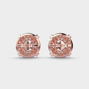 Beautiful Round Brilliant Moissanite Stud <b>Earrings</b> 925 Sterling <b>Silver</b> Elegant Luxury Jewelry for Casual and Party Wear - Product Image 2