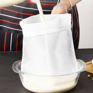 Nouveau filtre en nylon portable à cordon de serrage pour lait de soja, déshydrateur de légumes pour la cuisine domestique - Product Image 1