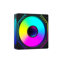 Cpu Refroidissement Logo Personnalisé Haute Performance Boîtier Pc Ventilateur De Refroidissement Coloré Rvb Led Changement Ordinateur Ventilateur pour Processeur Pc Radiateur