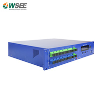 Rekabetçi fiyat 1550nm 16-Port 19dBm WDM optik Fiber amplifikatör ile gelişmiş dinamik frekans kayması Fiber optik ekipman