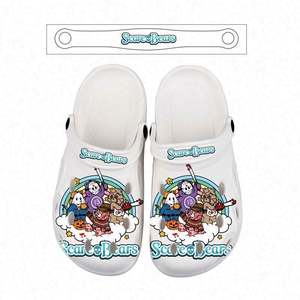 Hellosport-Sandalias <span class=keywords><strong>de</strong></span> <span class=keywords><strong>zuecos</strong></span> con diseño personalizado para hombre y mujer, zapatos <span class=keywords><strong>de</strong></span> zueco personalizados en color blanco y negro Eva, <span class=keywords><strong>zuecos</strong></span> estampados Unisex para jardinería - Product Image 5