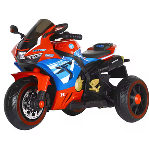 Moto Elettrica per Bambini da <span class=keywords><strong>6</strong></span> a 8 Anni, Grande Dimensione, Tre Ruote, in Plastica, con Telecomando, Resistente e Sicura - Product Image 1