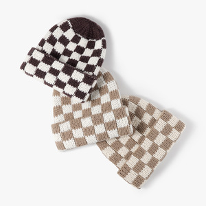 Thời trang Cổ Điển Mùa đông ấm áp dày unisex còng kẻ sọc Crochet đa rô đan Mũ <span class=keywords><strong>Beanie</strong></span> - Product Image 4