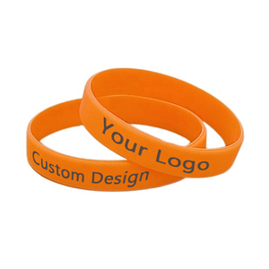Bracelets en silicone personnalisés Ranguo avec logo, imperméables, gaufrés, design fluorescent lumineux, promotionnels, pour événements sportifs, unisexes - Product Image 5