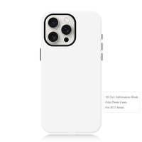 Casing HP Sublimasi 3D 2in1 dengan Magnet untuk iPhone 17 / 16 Pro Max / 15, Mendukung Pengisian Daya Nirkabel untuk iPhone 17 Air