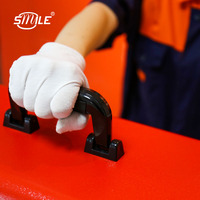 Boîte à outils en métal robuste découpée au laser sur mesure CHNSMILE, revêtement en poudre résistant aux UV, capacité de charge de 60 kg, rangement portable pour garage