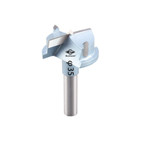 Pisau Pemotong Karbida BushWalk Brand 40*30mm*55mm untuk Mesin CNC Router, Alat Pembuat Lubang pada Kayu, End Mill Pembuat Lubang, Holesaw Mill