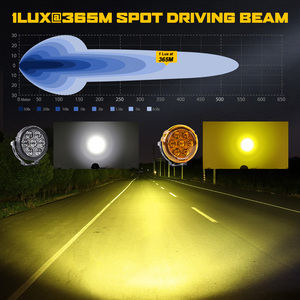 Feux antibrouillard pour moto, 4.5 pouces, multifonctions, rétro-éclairage ambre, câble de stroboscope pour <span class=keywords><strong>KTM</strong></span> 890 Adventure - Product Image 5