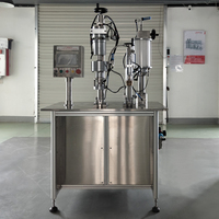 Machine de remplissage d'aérosols en gros d'usine, machine de remplissage d'aérosols avec valve de sac pour peinture en aérosol et désodorisants