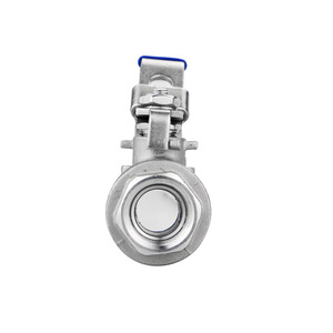 304 Stainless Steel Ball Valve, Two-Piece Type, Internal <b>Thread</b> Water Valve Switch, Double Internal <b>Thread</b> PT4/1 PT1/2 - Product Image 2