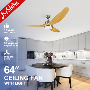 1stshine Quạt trần hotsale ABS nhựa lưỡi năng lượng điều khiển từ xa Dimmable quạt trần ánh sáng - Product Image 1