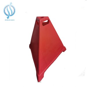 Cono <span class=keywords><strong>de</strong></span> <span class=keywords><strong>Tráfico</strong></span> Triangular <span class=keywords><strong>de</strong></span> Plástico para Seguridad Vial - Product Image 3