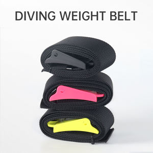 Cinturón de Buceo y Juego de Pesas DIDEEP de Nailon Ecológico con Longitud Personalizable - Product Image 1