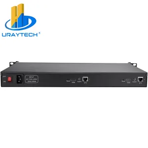 Encoder de vídeo uray 1u, gravador de vídeo iptv h.265 hdmi para ip hd, 2 canais, transmissão ao vivo hdmi hdmi