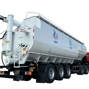 Camion de transport de granulés diesel 6x4 avec benne basculante, utilisé pour la livraison de céréales et d'aliments pour volailles, camion-citerne à silo pour poudre - Product Image 1